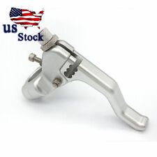 Universal CNC Short Motorcycle Clutch Lever Silver Stunting (1 Finger Easy Pull) picture