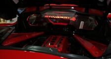 Corvette C8 LED engine lighting accessories Stingray logo rear window glow plate picture