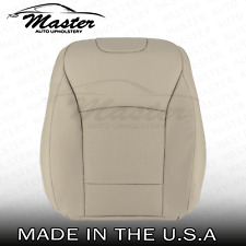 Fits 2015 - 2017 Subaru Outback Driver Top Tan Leather Seat Cover, Perforated picture