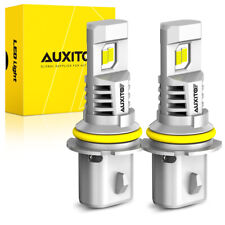 2Pcs 9007 LED High Headlight Low Beam Bulbs 60W 6500K Super White Bright AUXITO picture