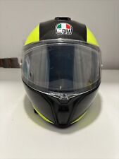 AGV Sport Modular Carbon Motorcycle Helmet Neon Yellow / Black  XL - Read Desc picture