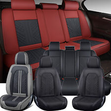 For Dodge Nappa Leather Full Set Car Seat Covers Protector 5-Seats Front & Rear picture