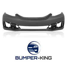 BUMPER-KING Primered Front Bumper Cover for 2013 2014 2015 Honda Civic Sedan picture