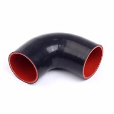 3 inch 90 Degree Elbow Silicone Hose Pipe Intercooler Coupler Turbo Black Red picture