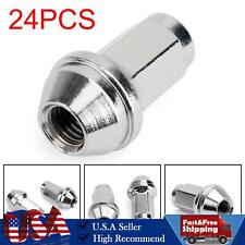 24pcs 14x2 Carbon Steel Lugs Nuts 4L3Z-1012-A Fit Ford F150 Expedition 04-14 08 picture
