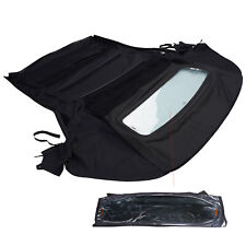 For 2005-2014 Ford Mustang Convertible Top Soft with Heated Glass Window Black picture