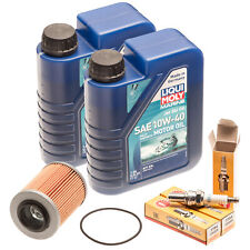 Oil Change Service Kit w/ Filter & NGK Plugs for SeaDoo Spark All Models 09 & Up picture