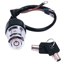 V-Factor 15009 Chrome Round Key Ignition Switch 3 Position - Dyna Narrow 91-05 picture