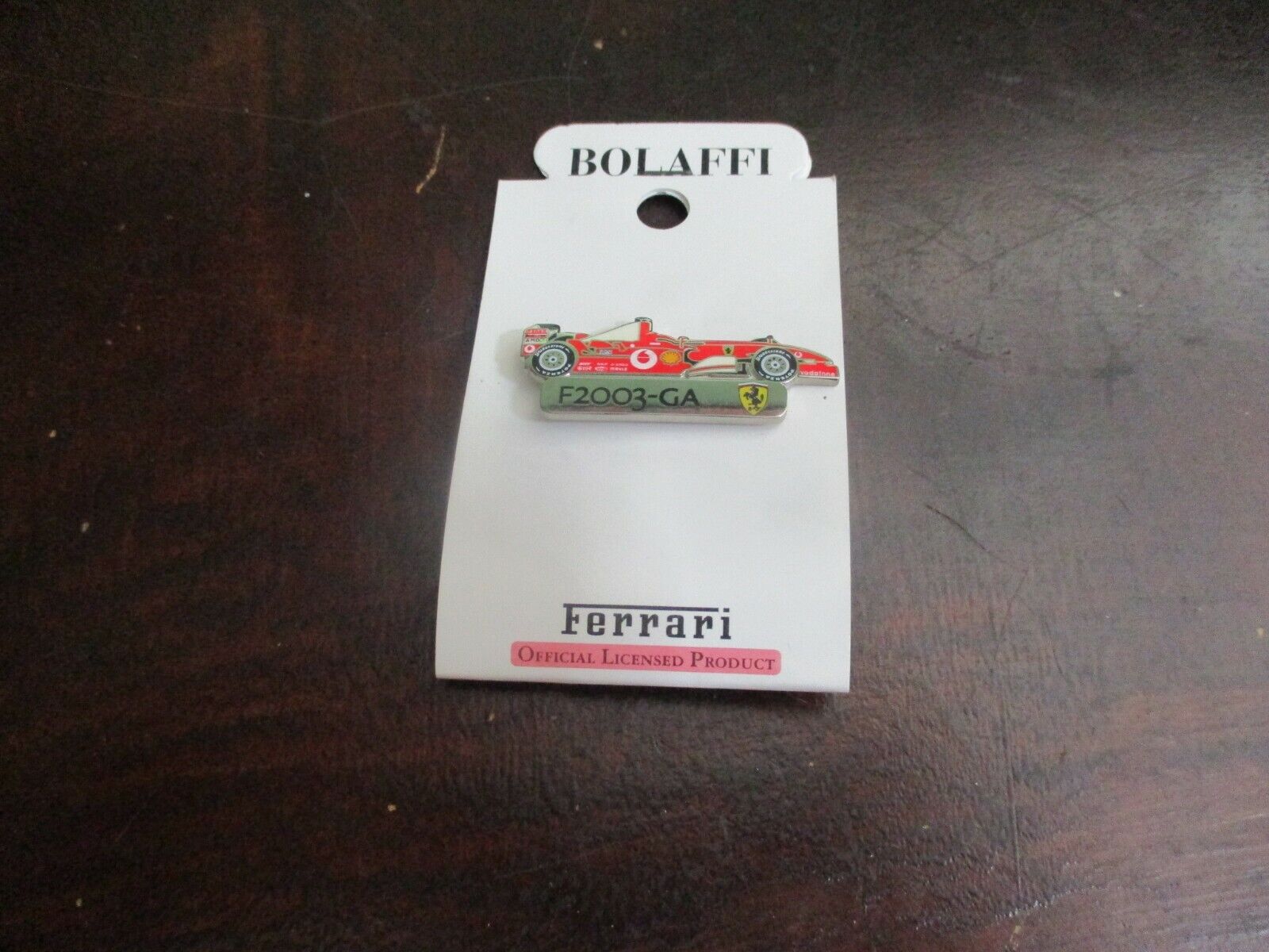 Bolaffi Ferrari F2003 Ga Badge Pin Badge