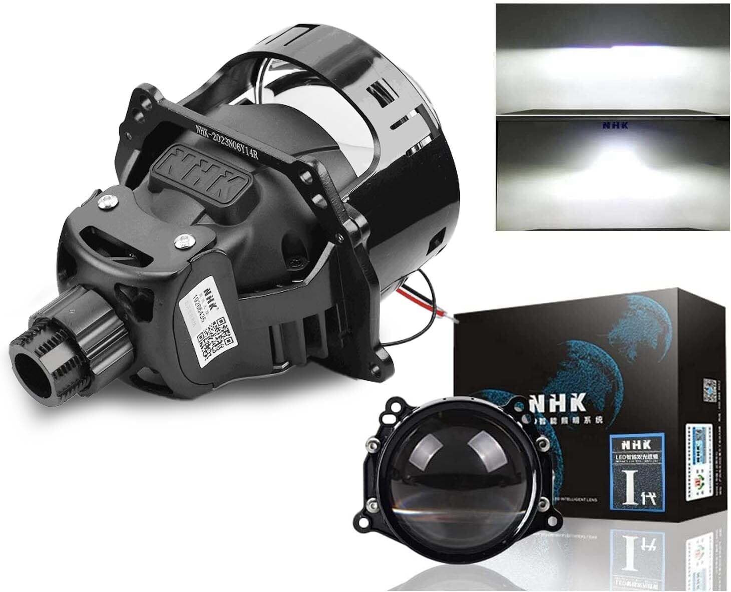 NHK Bi LED Projector Lens 3.0\'\' 120W Car Headlight Universal car Xenon Retrofit