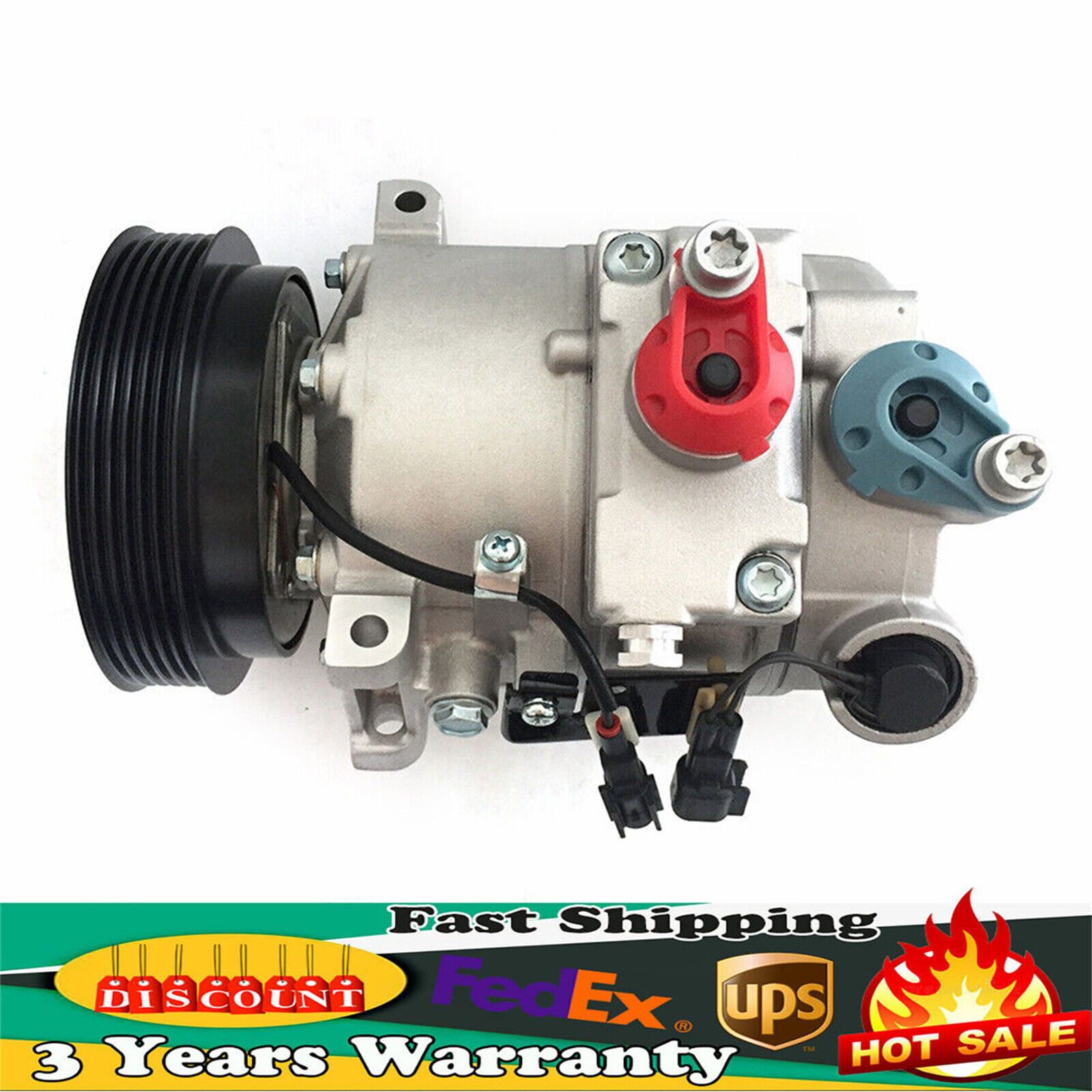 Fit For Volvo XC70 XC90 Land Rover 3.2L NEW Air AC A/C Conditioner Compressor 1