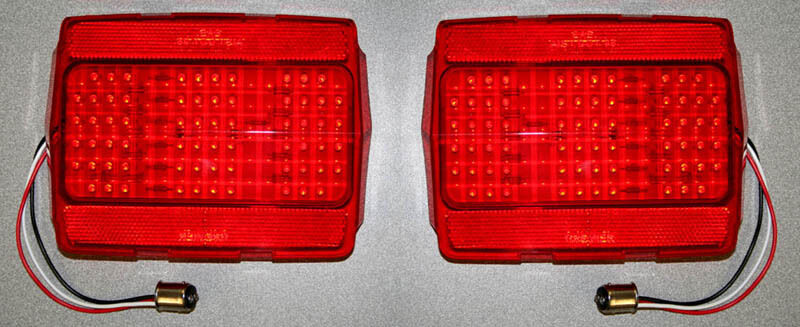 NEW 1965 - 1966 Mustang LED Tail Lights PAIR Both left and right side L.E.D.