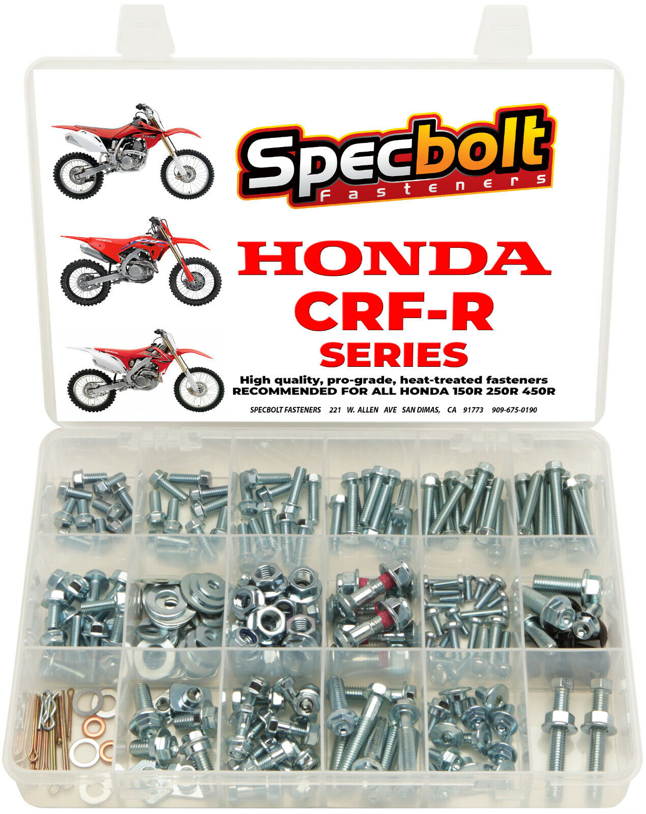 CRF Bolt Kit Honda CRF150R CRF250R CRF450R CRF250X CRF450X SPECBOLT