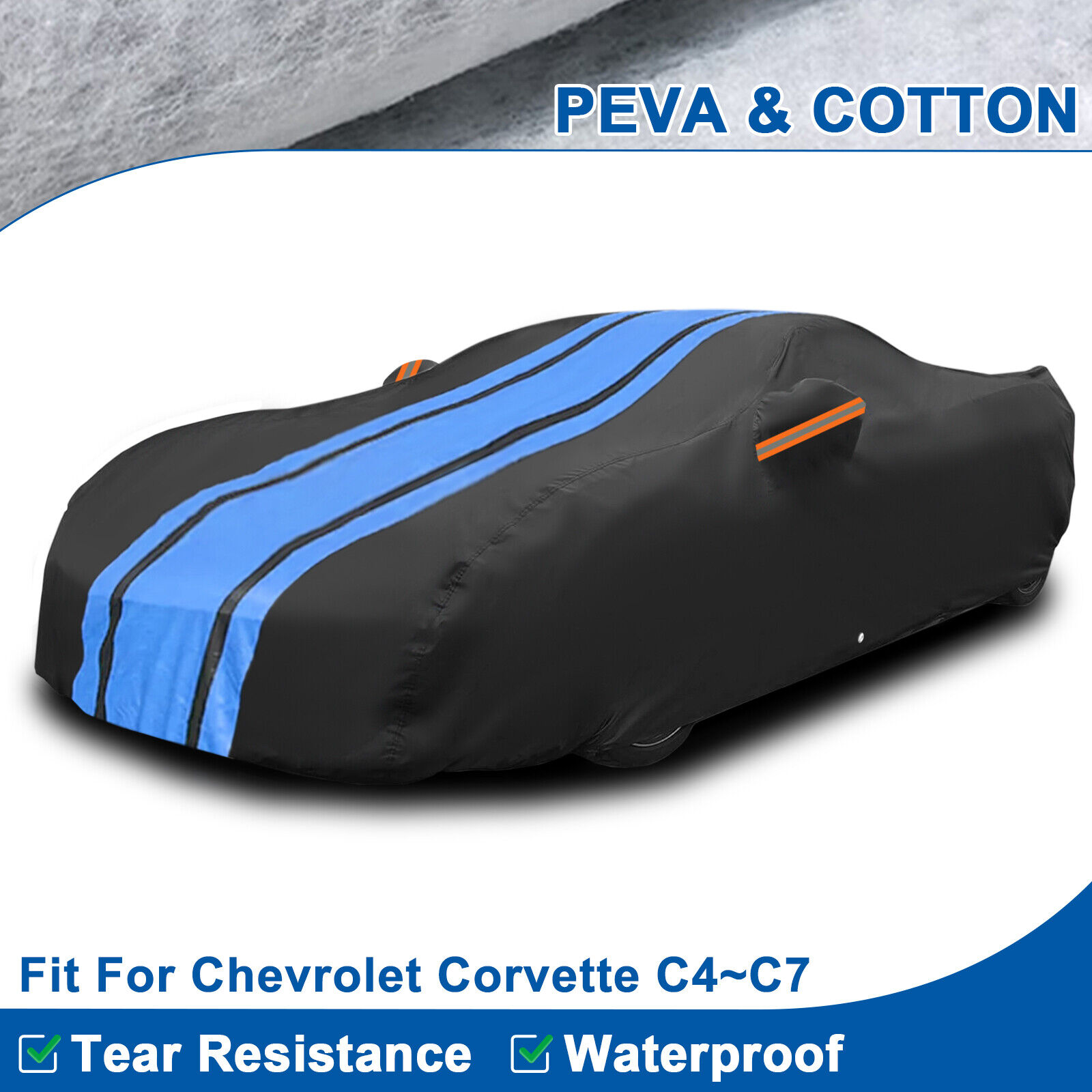 Outdoor Car Cover Custom for 1984-2019 Chevy Corvette C4, C5, C6, C7 All-Weather