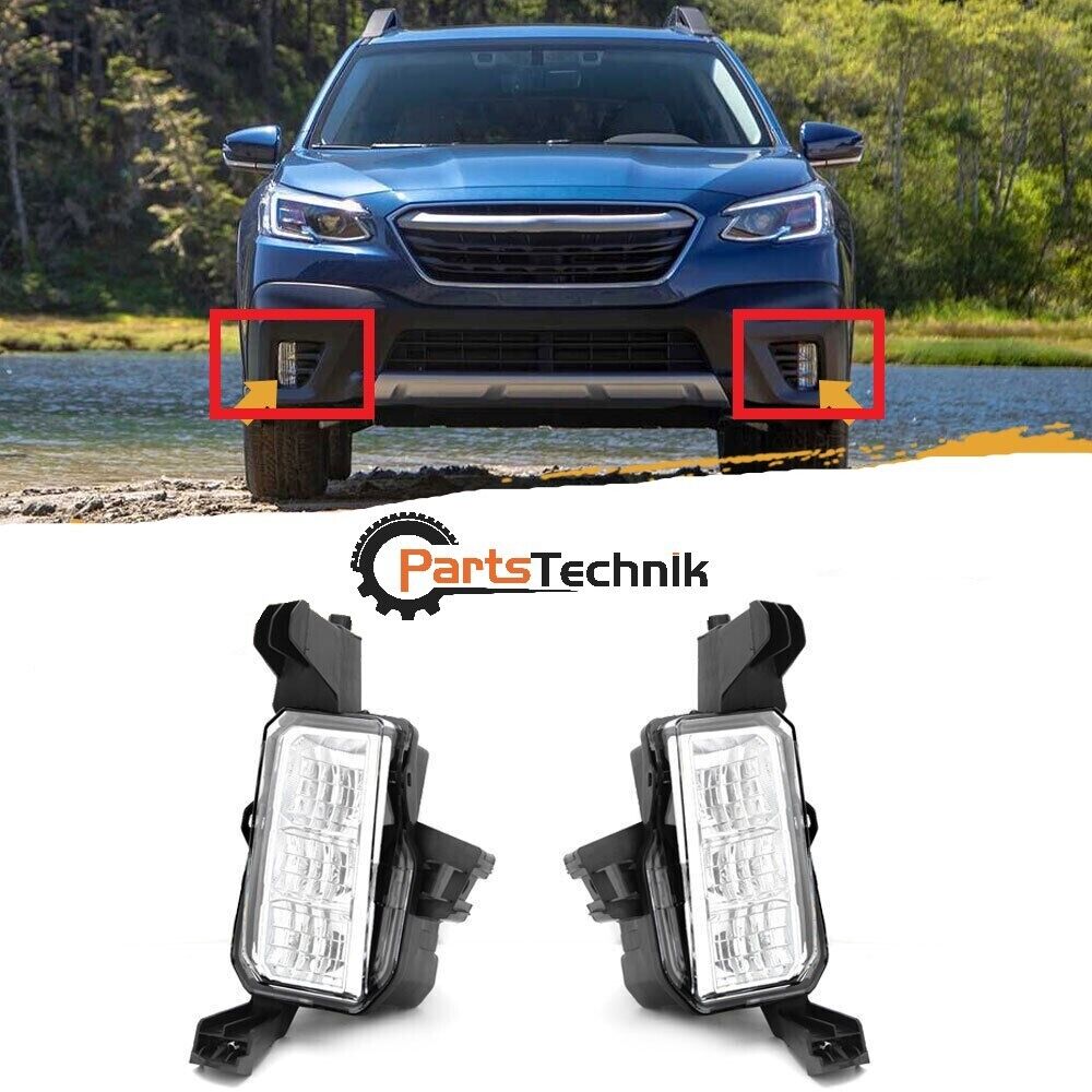 For Subaru Outback 2020-2022 LED Fog Light Bumper Driving Lamp Left & Right Side