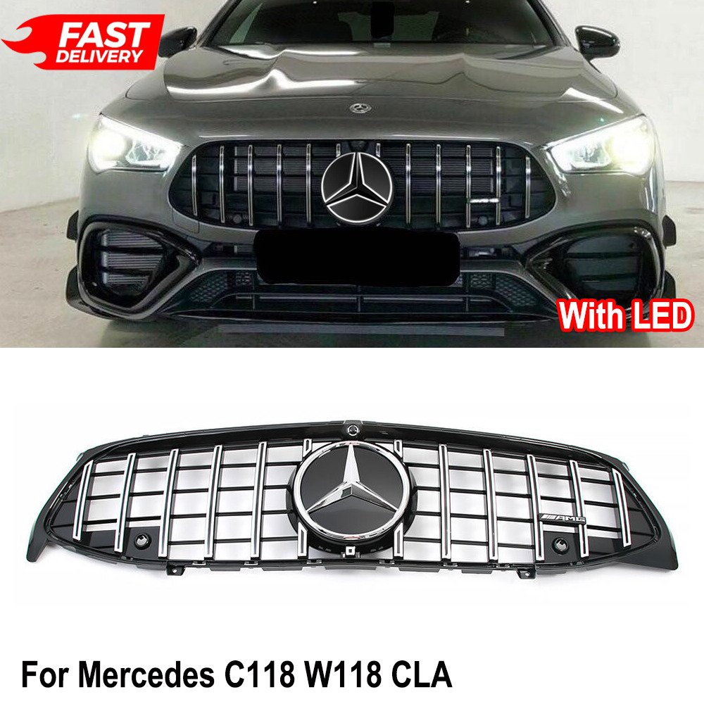 GTR Grille Grill Star For Mercedes C118 W118 CLA250 CLA180 CLA200 CLA 2020-2024