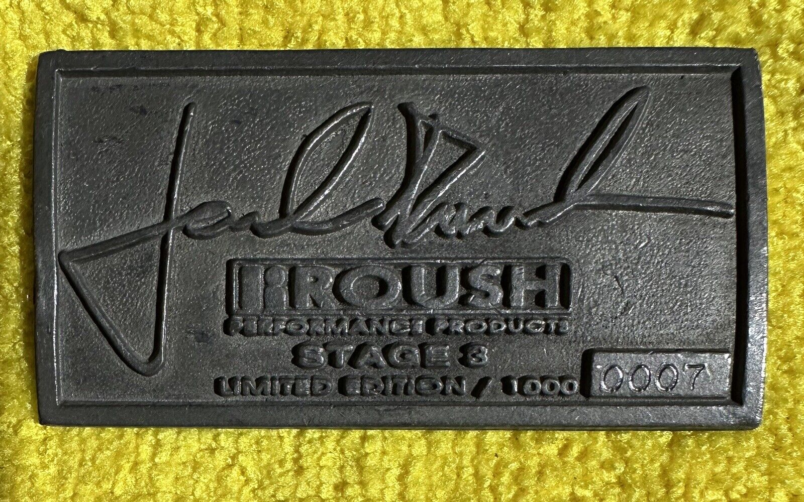 1995 Stage 3 Roush Dash Plaque  (1 of 18)  94-95 Ford Mustang #0007