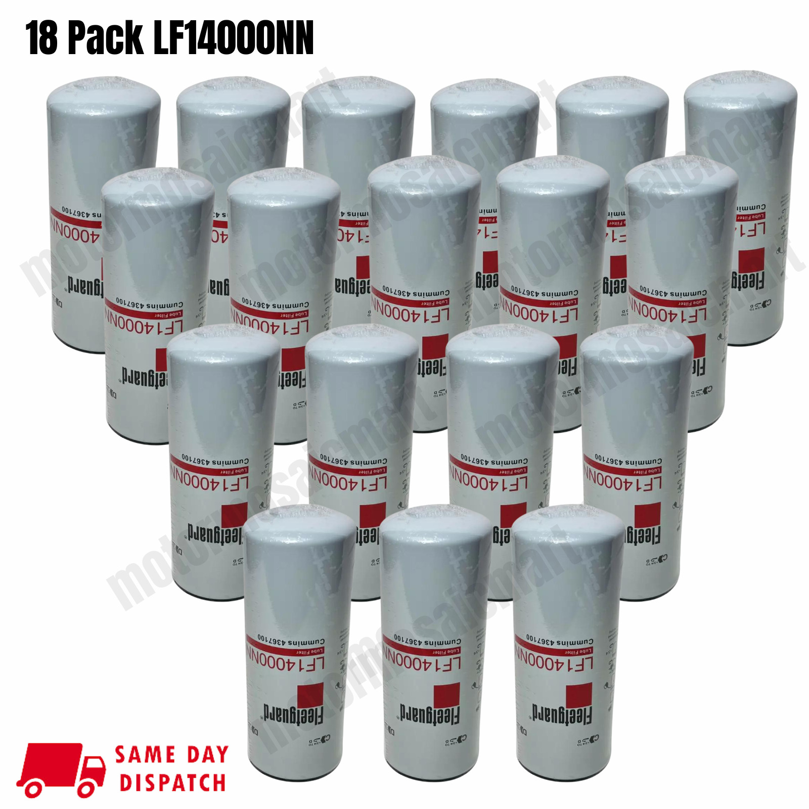 18 Pack Fleetguard LF14000NN Oil Filter-Cummins ISX 4367100 -USA 
