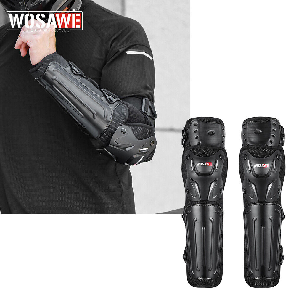 WOSAWE Adult Elbow Pads Motorcycle Ski Protective Guard Racing Elbow Protector