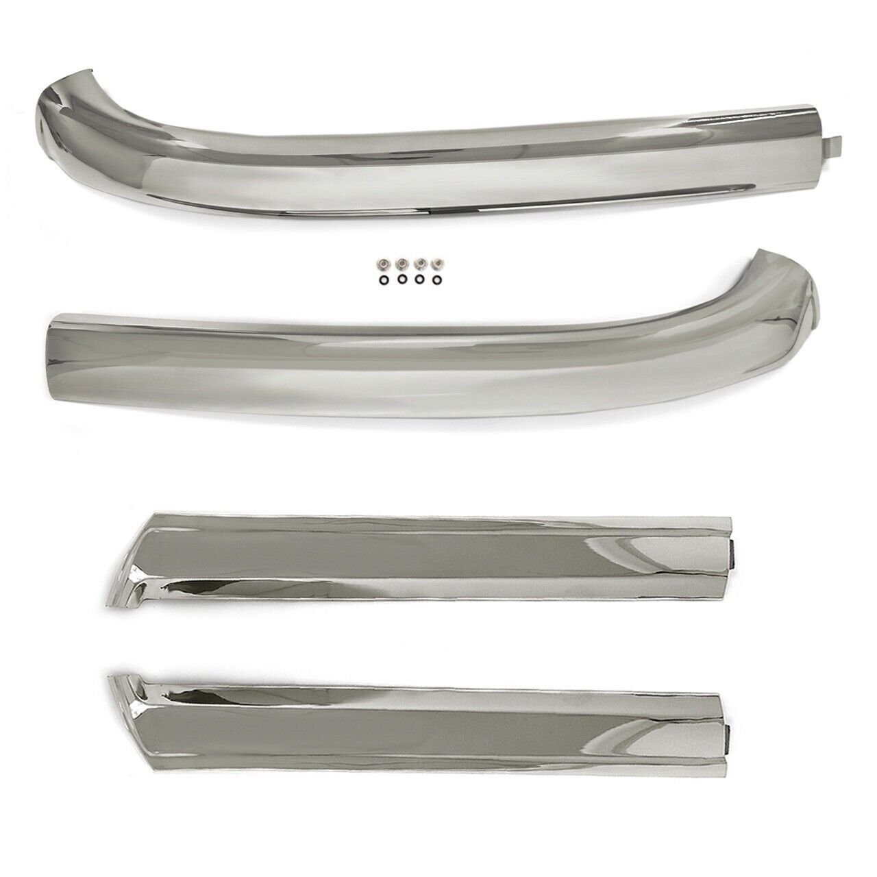 New 1965-1968  MUSTANG Front Windshield Stainless Steel Molding 4pc Convertible