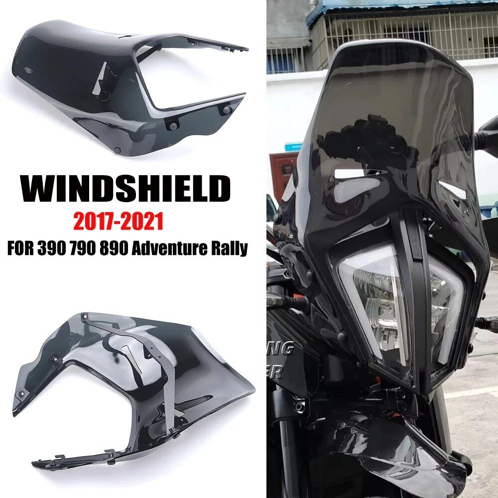 Acrylic Rally Windshield Windscreen Visor For 390 790 890 ADV Rally 2017-2021