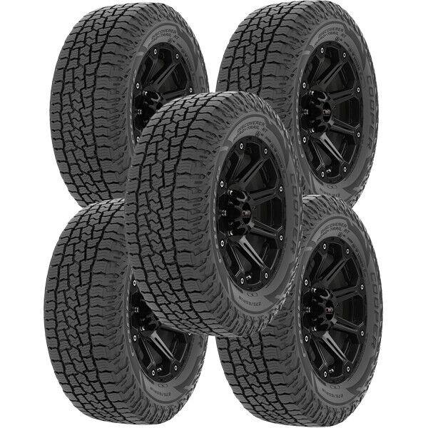(QTY 5) 265/70R17 Cooper Discoverer Road+Trail AT 115T SL White Letter Tires