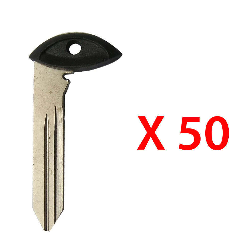 New Uncut Insert Blade Emergency Fobik Key Replacement for Chrysler  (50 Pack)