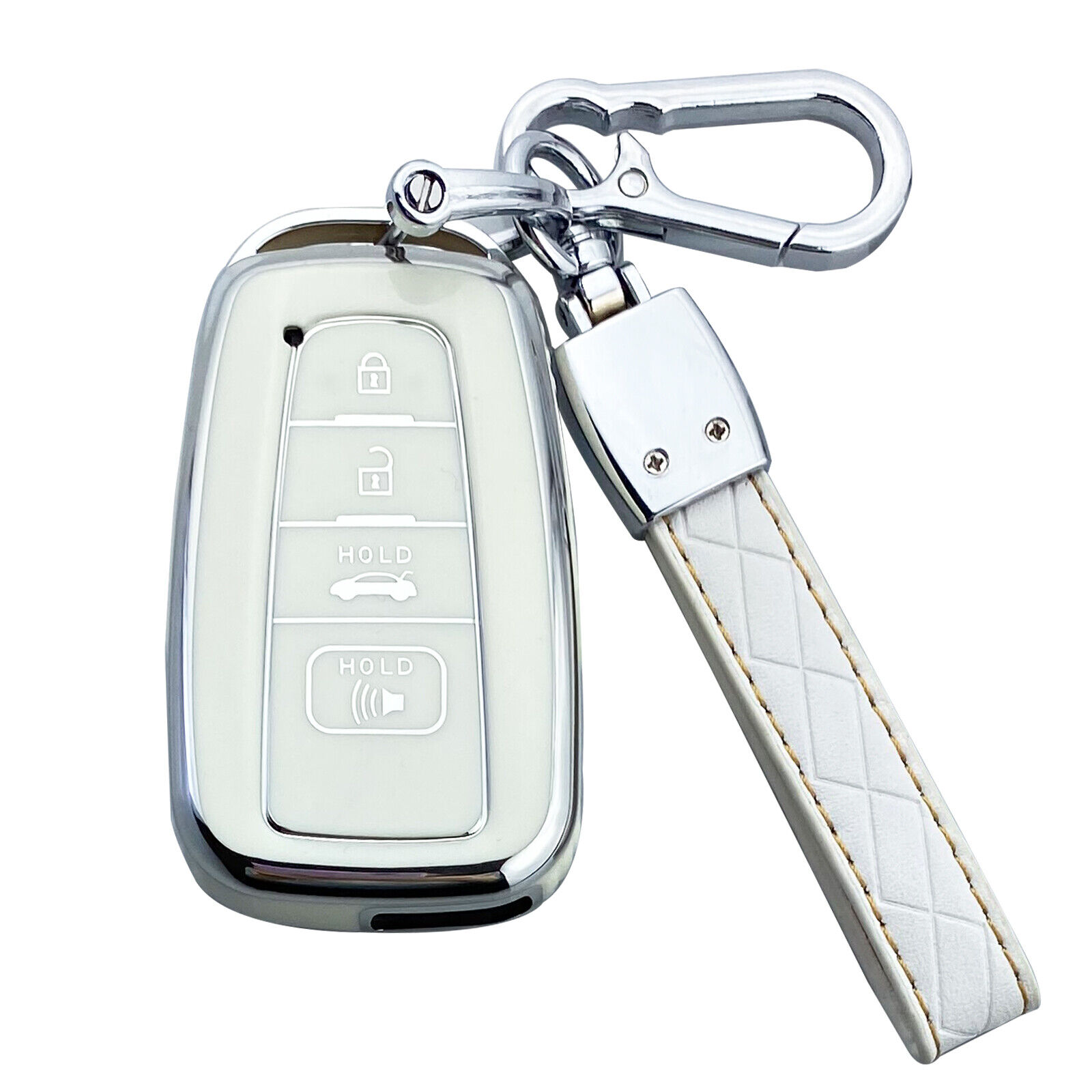 Yuebutor Key Fob Cover Case Fit for Toyota 2019-2023