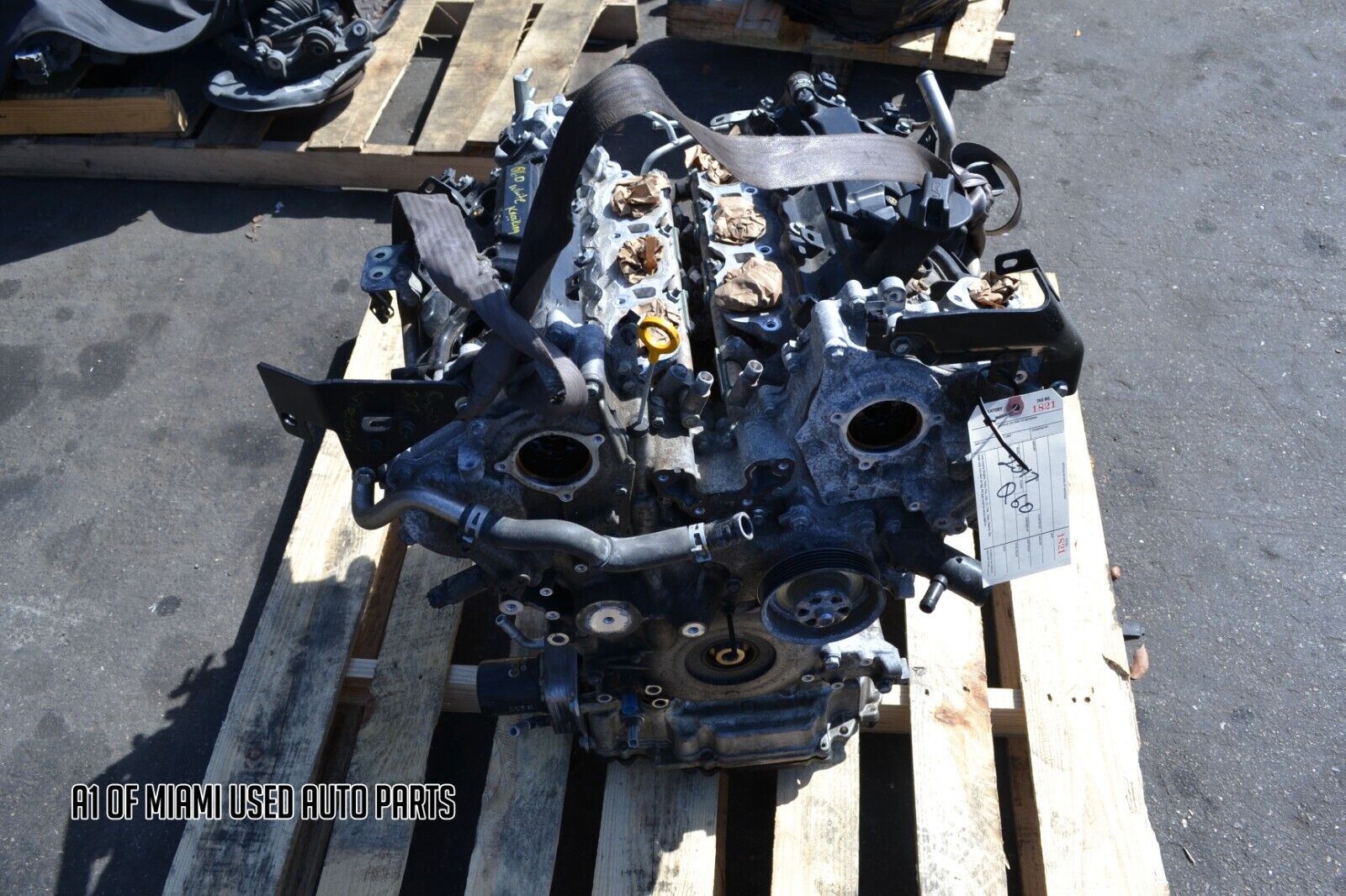 16-18 Infiniti Q50 Q60 3.0L Engine Motor RWD VR30DDTT Twin Turbo Parts Core READ