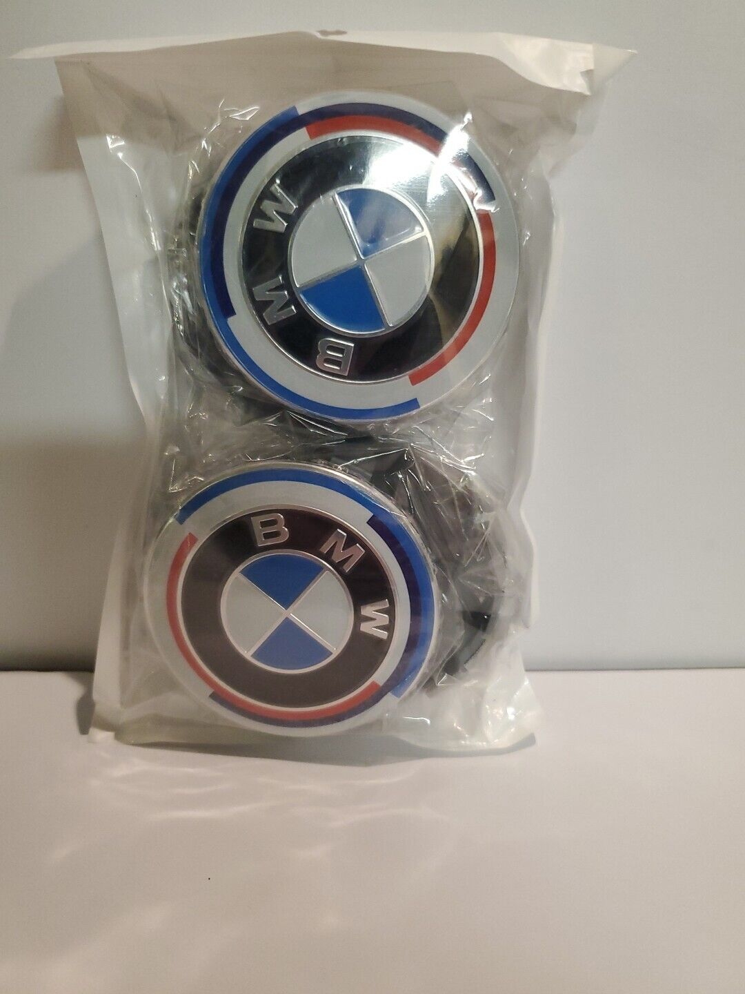 4pcs for BMW 50th Anniversary 68mm/56mm Wheel Center Caps Emblem Badge Logo