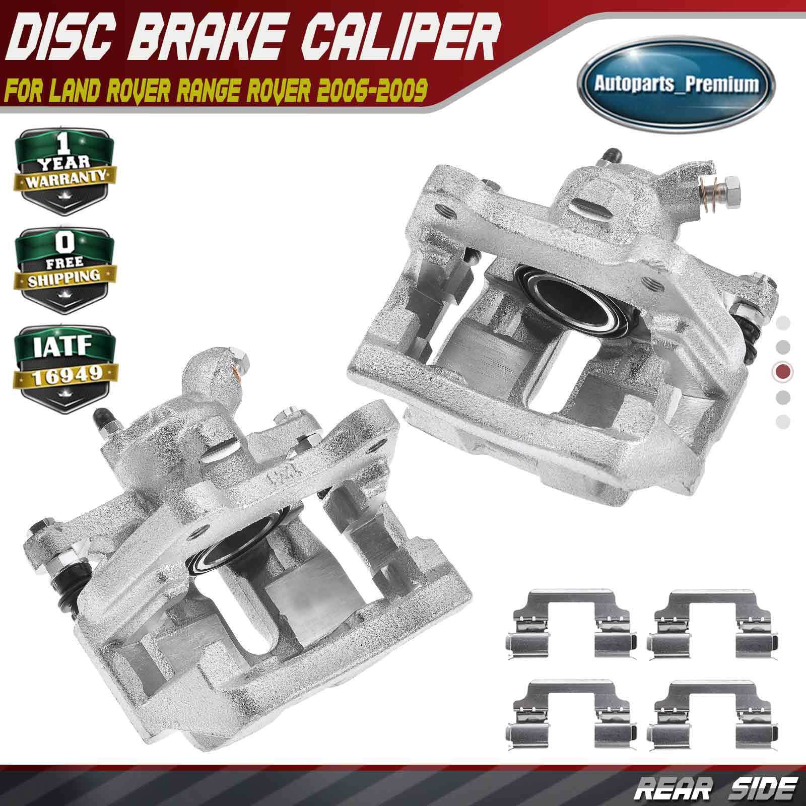 2x Rear L & R Brake Caliper with Bracket for Land Rover Range Rover 2006-2009