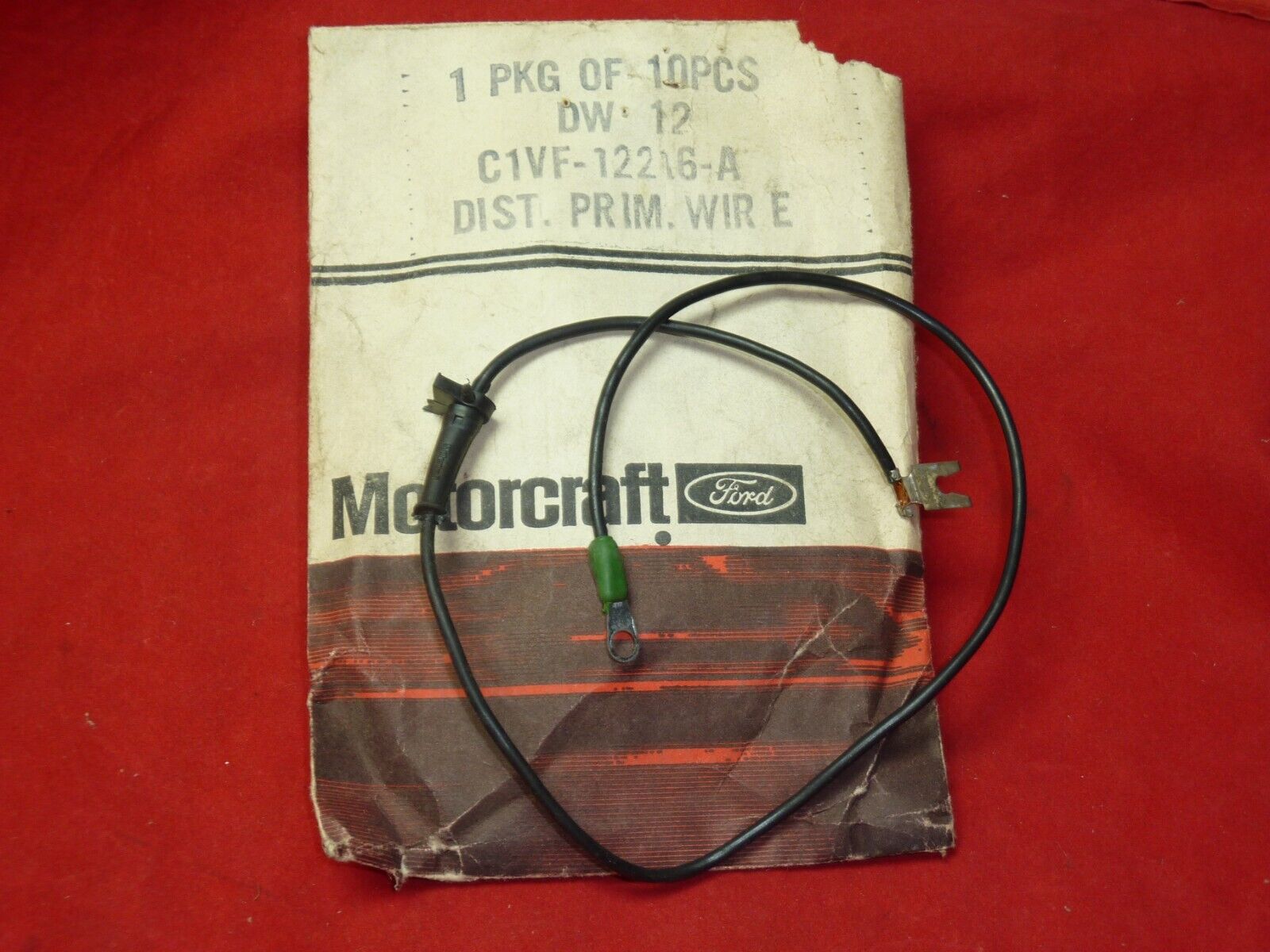 NOS 1965 1966 1967 FORD PRIMARY DISTRIBUTOR WIRE DW-12 MUSTANG BOSS 302 351 429