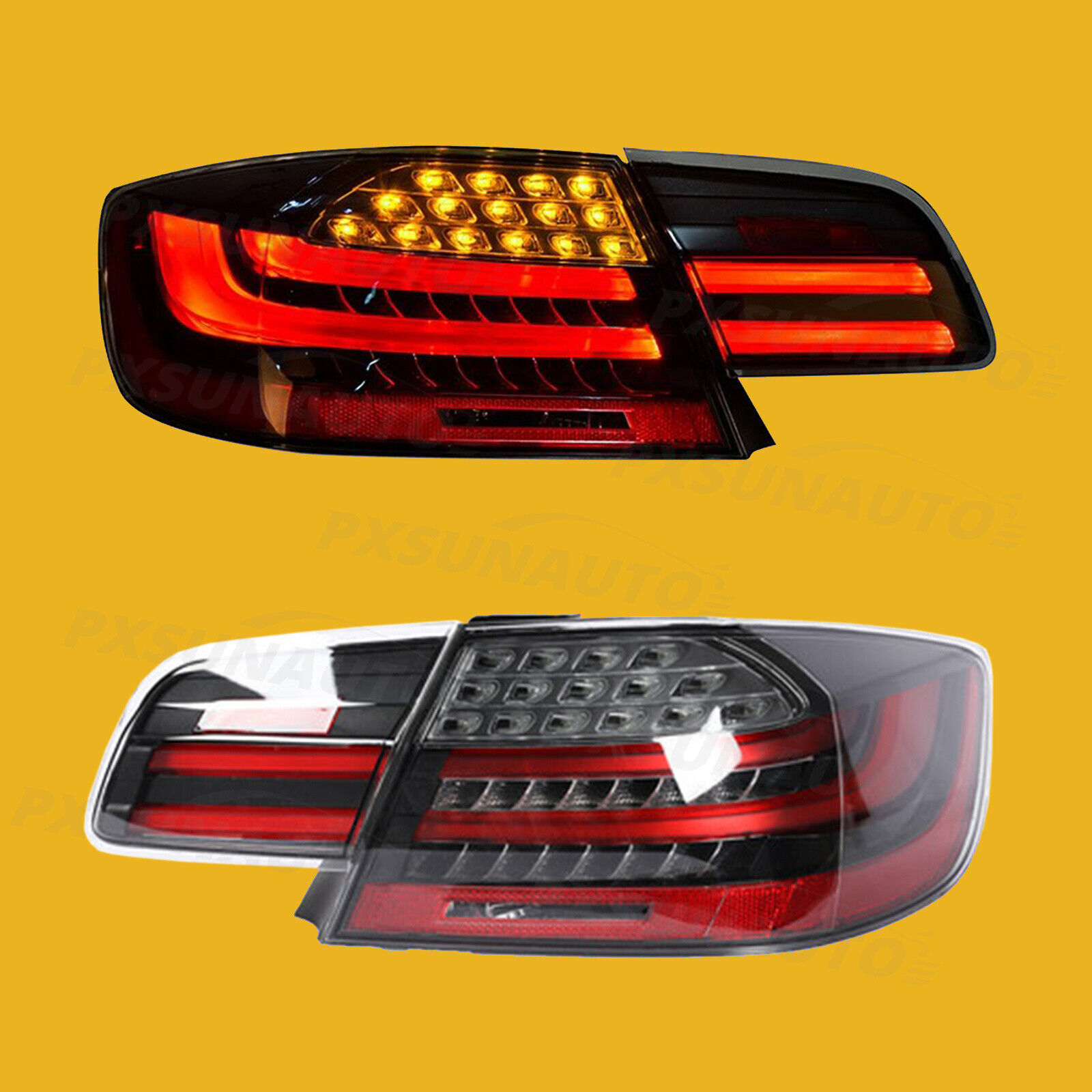 Fit For 2008-2013 BMW 3-Series M3 E92 Coupe LCI LED Tail Light Assembly Smoke