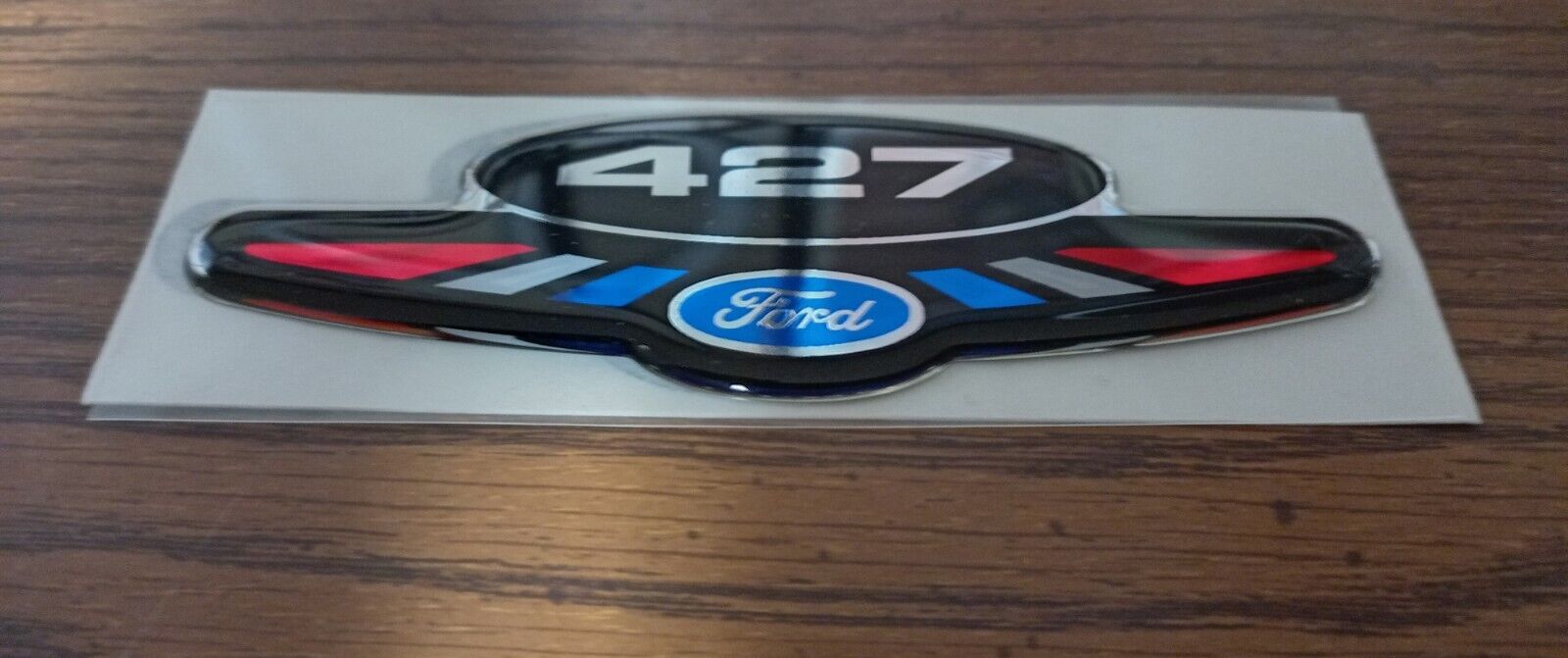 Ford 427 V8 3D Stick On Emblem SOHC Mustang New