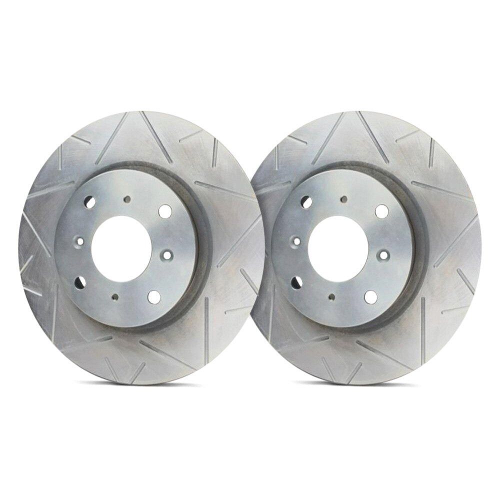 For Audi S8 01-02 SP Performance Peak Slotted 1-Piece Front Brake Rotors