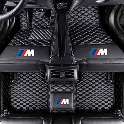 For BMW All Models Car Floor Mats Carpets M Logo Luxury Auto Waterproof Liner