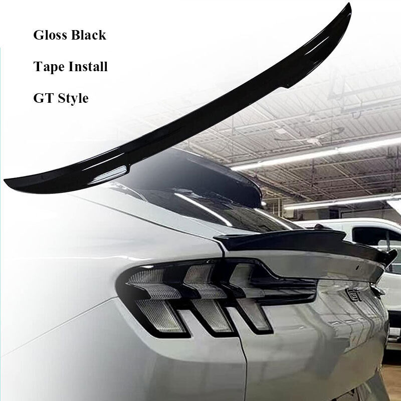 Rear Tailgate Middle Spoiler Wing GT Style Fit For FORD Mustang Mach-E 2021-23