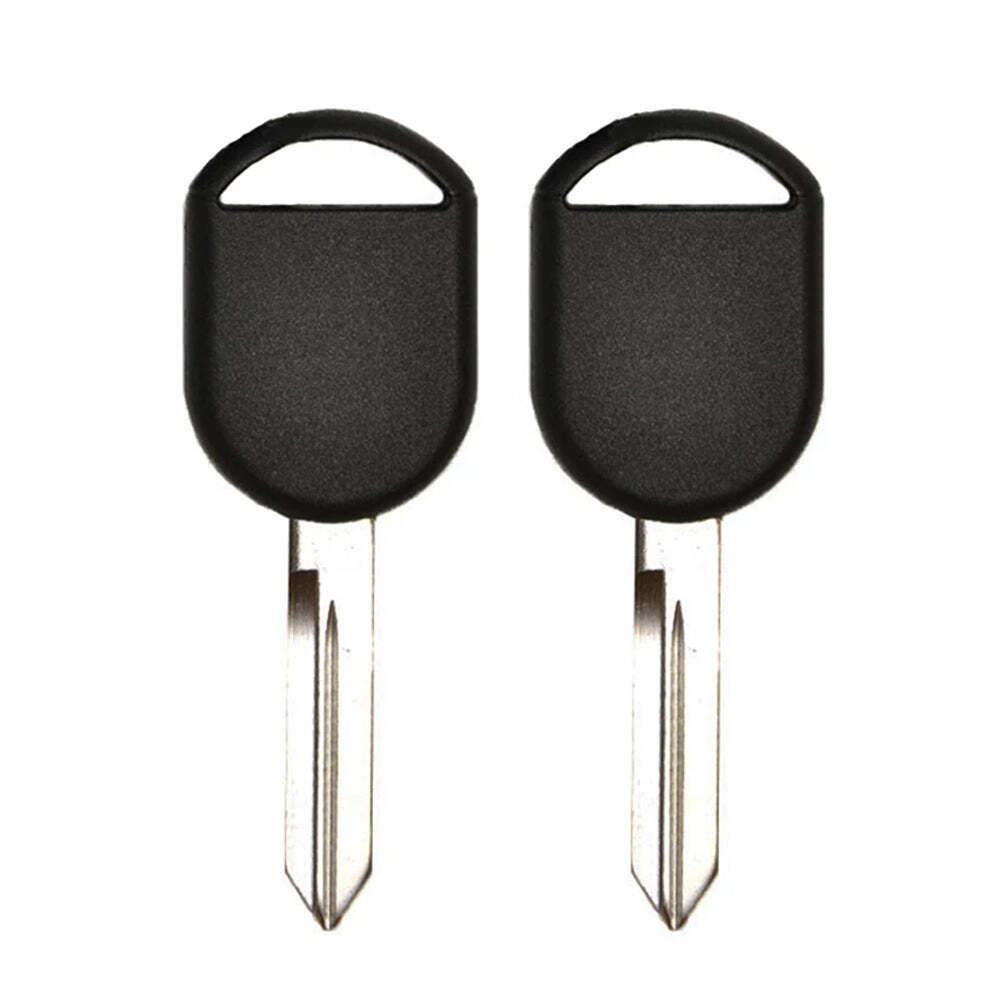 New Uncut Blank Transponder Key Replacement for Ford 4D63 Chip H84-PT (2 Pack)