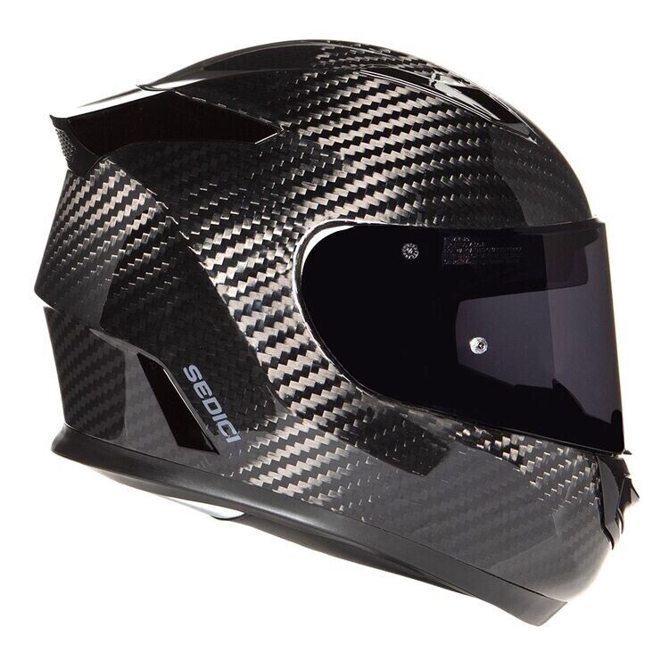 Sedeci Strada 2 Carbon Gloss Motorcycle Helmet. Size LG (Brand New)
