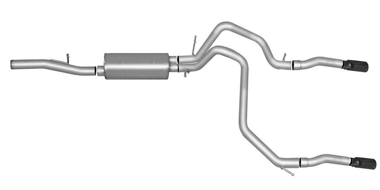 Gibson Performance Exhaust 65669 Cat-Back Dual Split Exhaust System; Stainless