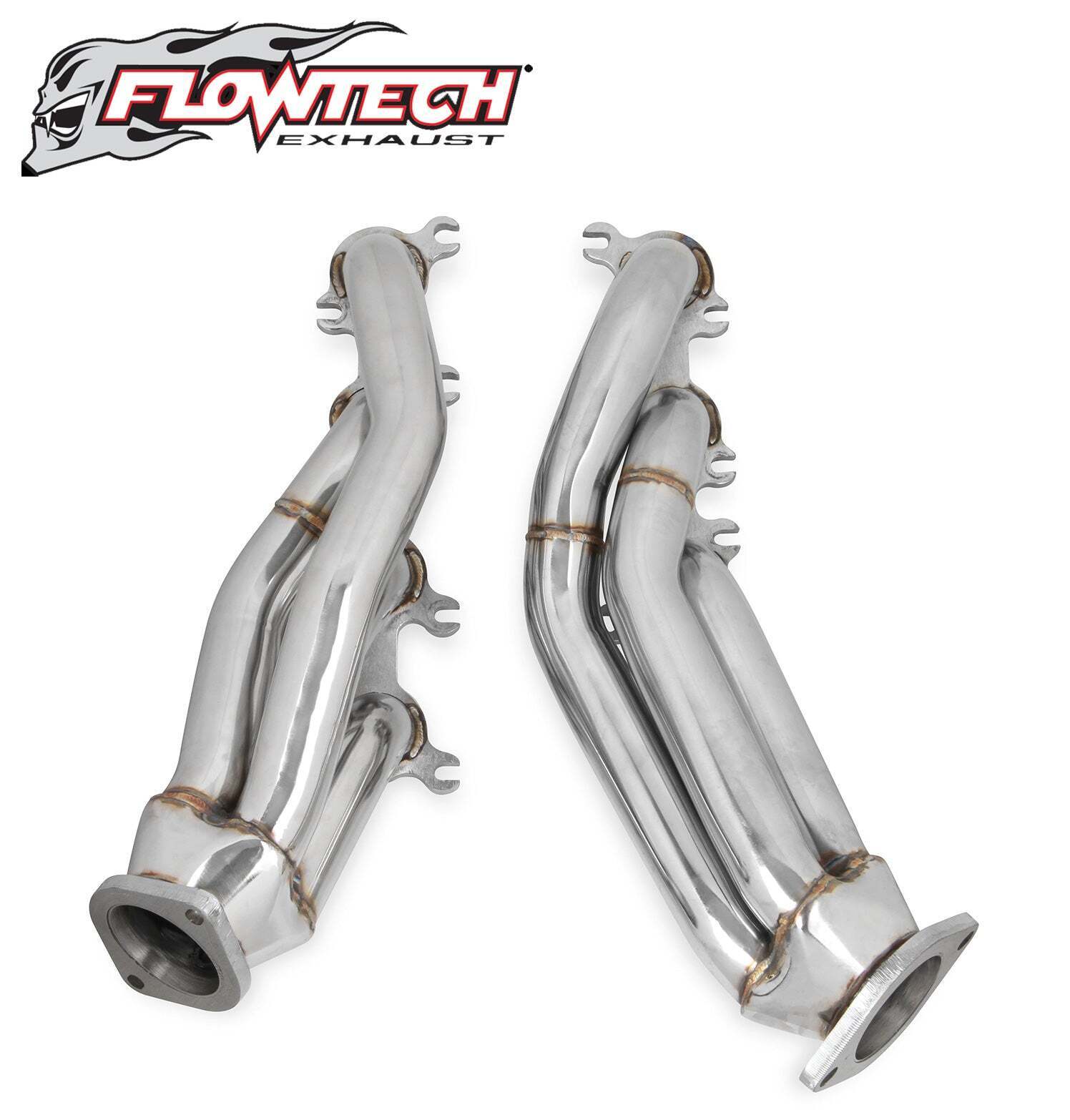 2011-2014 Ford Mustang GT Flowtech 12132FLT Shorty Exhaust Headers Polished