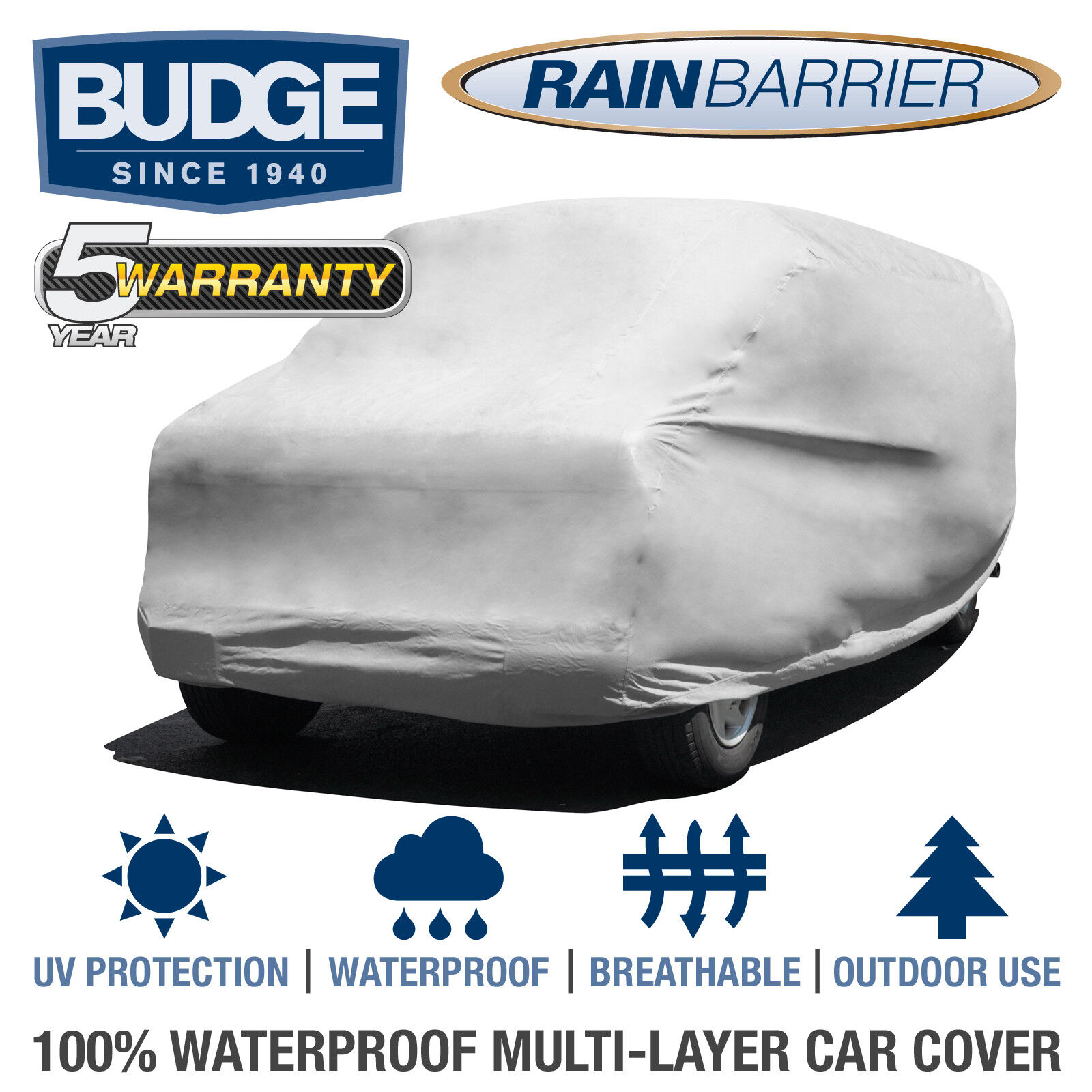 Budge Rain Barrier Van Cover Fits Full Size Vans up to 19\'6\