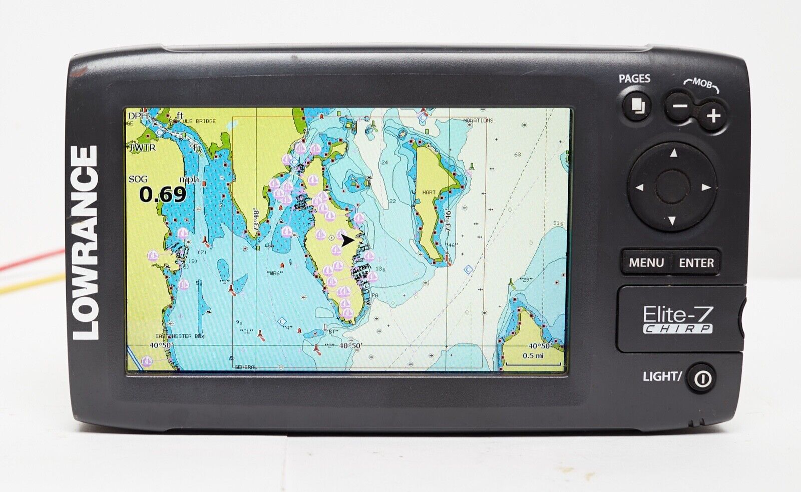 Lowrance Elite-7 Chirp Chart Plotter / Fish Finder NMEA 2000 GPS ELITE 7 MFD