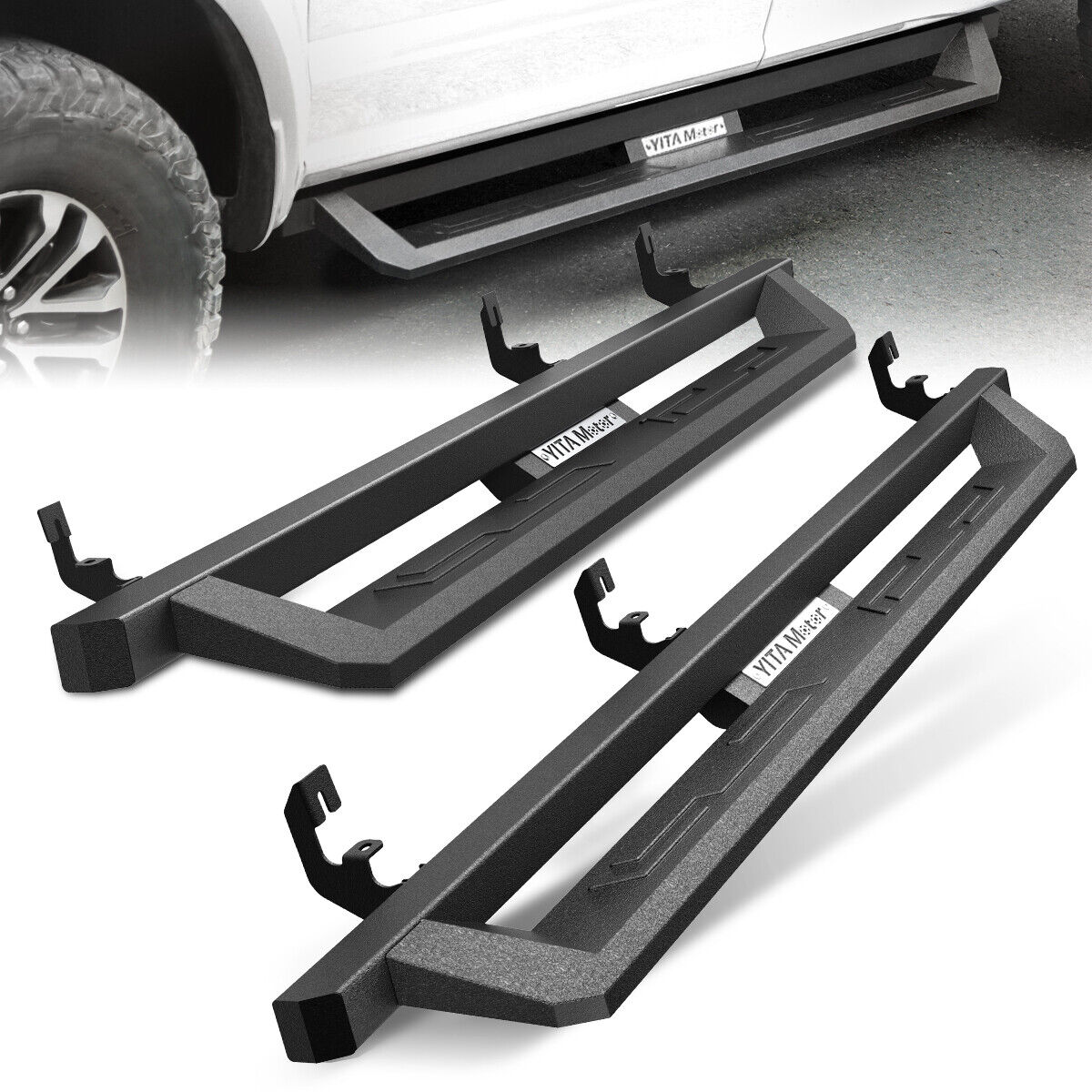 for 2015-2024 Chevy Colorado Crew Cab Running Boards Drop Side Step Nerf Bars 2x