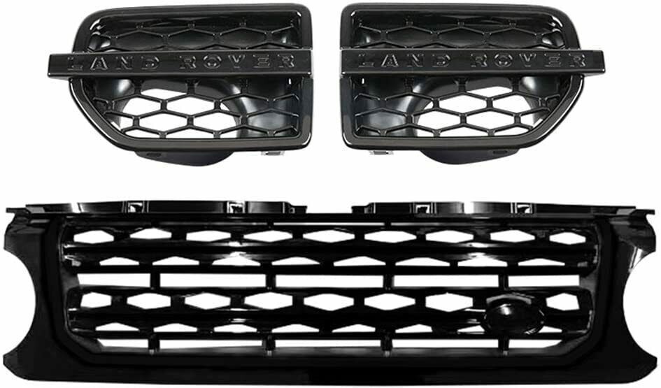 3Pcs Fits for Land Rover Discovery 4 LR4 2010-2014 Front Side Vent Grilles Mesh