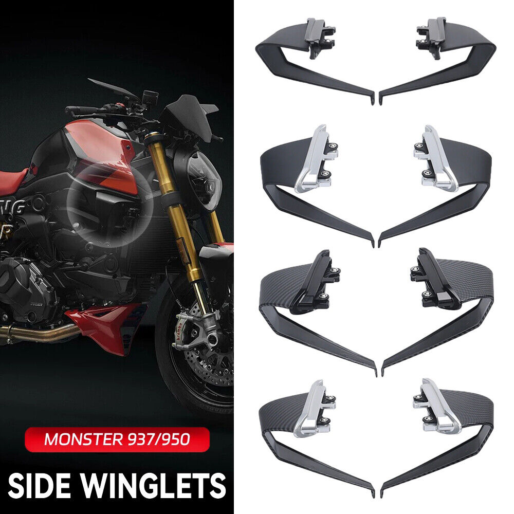Aerodynamic Side Downforce Spoilers Winglet For DUCATI Monster 937 SP Plus 950