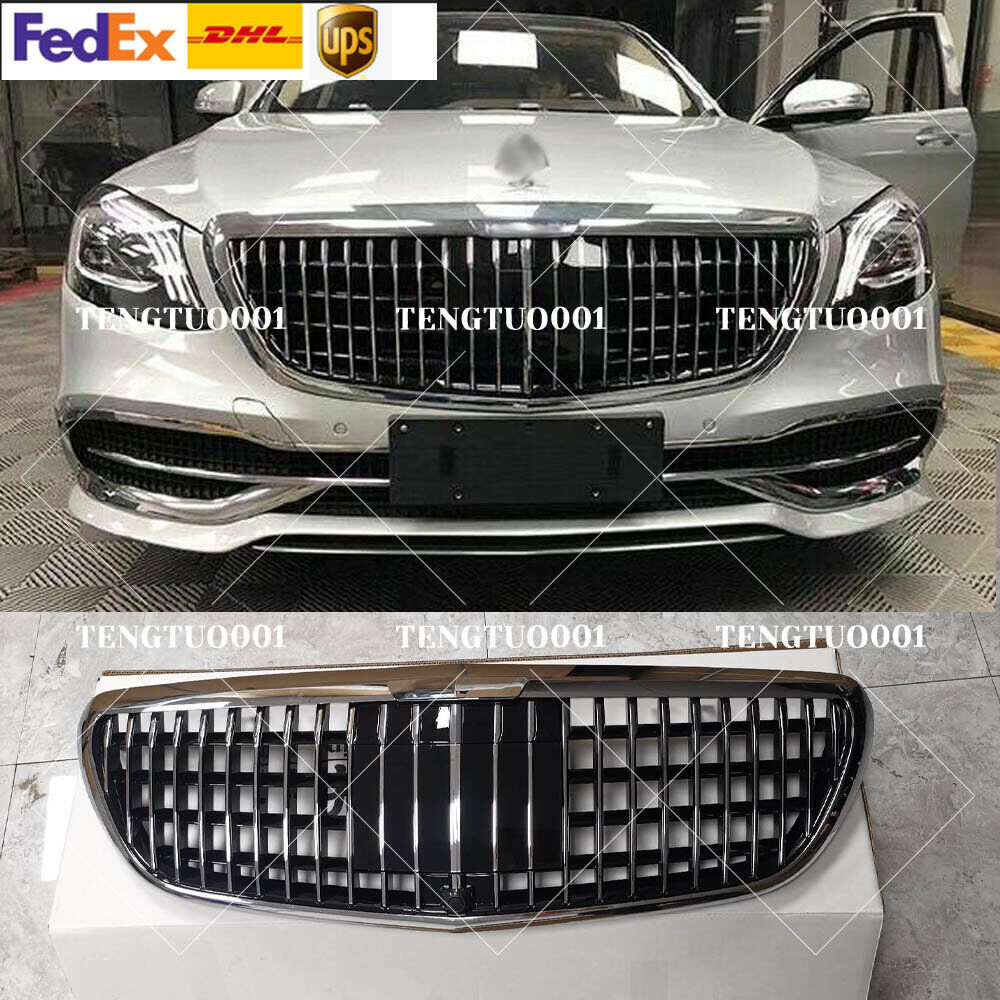 New Chrome S680 Maybach Grille with ACC for Mercedes Benz W222 S class 2014-2019