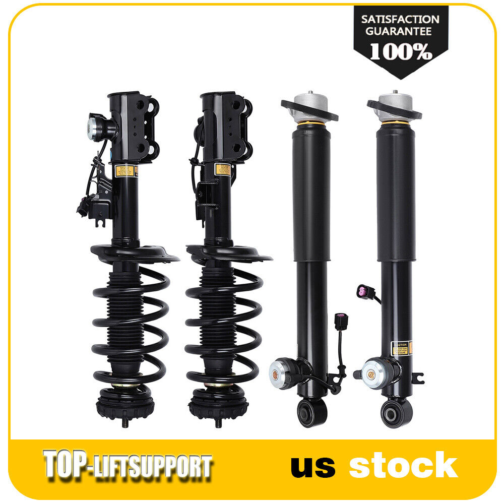 Front Rear Shock Absorber Strut Assys Electric For Cadillac SRX 2010-2016 4Pcs