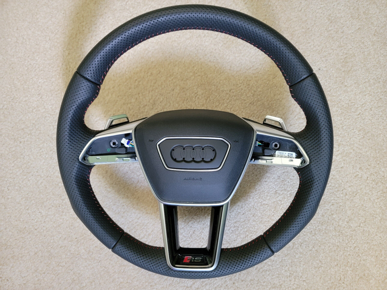 Audi 2021 RS6 Avant OEM Steering Wheel