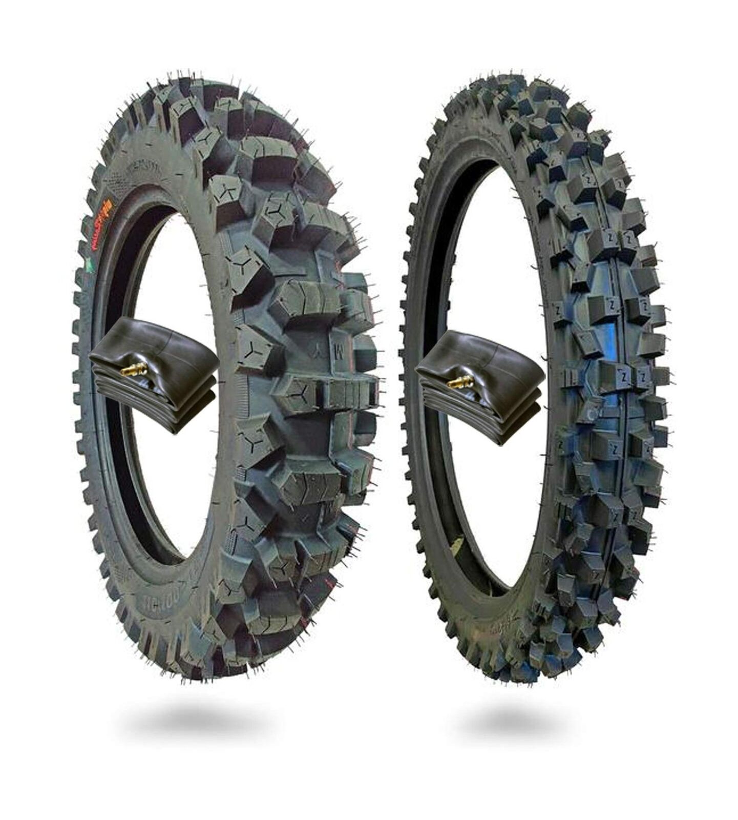 WIG Racing 110/90-19 and 80/100-21 Motocross Dirt Bike Tires With Inner Tubes
